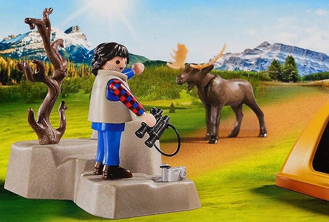 playmobil wildlife camping adventure