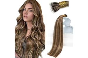 Sunny Hair Nano Beads Hair Extensions Straight Nano Hair Extensions Human Hair Remy Hair Extensions for Women Nano Ring Exten