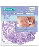 Lansinoh TheraPearl 3-in-1 Hot or Cold Breast Therapy, 2 Count