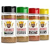 Classic Combo Pack Seasoning, Pack of 4 (Everything, Everything Spicy, Garlic Lovers, Lemon & Garlic) - Premium All Natural &