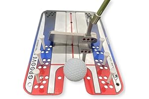 EyeLine Golf Groove Putting Mirror Training Aid, Top Putting Trainer for Alignment & Stroke Improvement, Indoor and Outdoor Practice, Used by Tour Pros, Includes Six Indoor Putting Posts