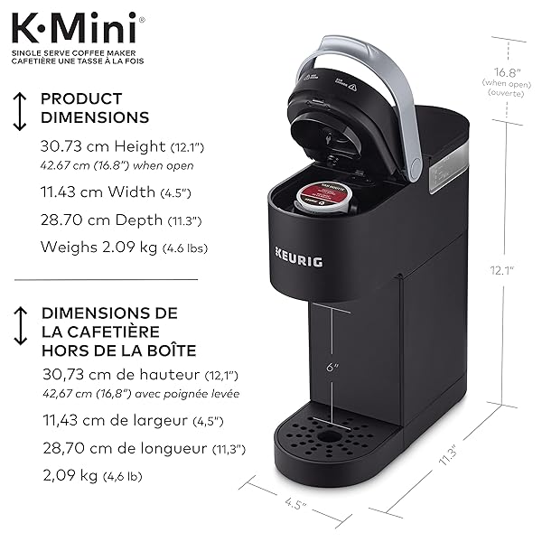 MATTE BLACK HOT BEVERAGE K-MINI DISPENSER