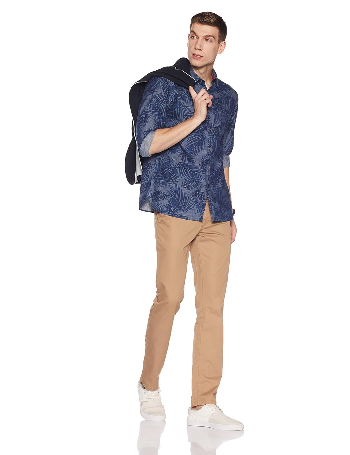 symbol amazon brand men's slim fit casual trouser