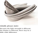 Aisszhao Silver Gray Dinner Cloth Napkins, 4 Pack, 48x48cm, Hotel Quality view 2