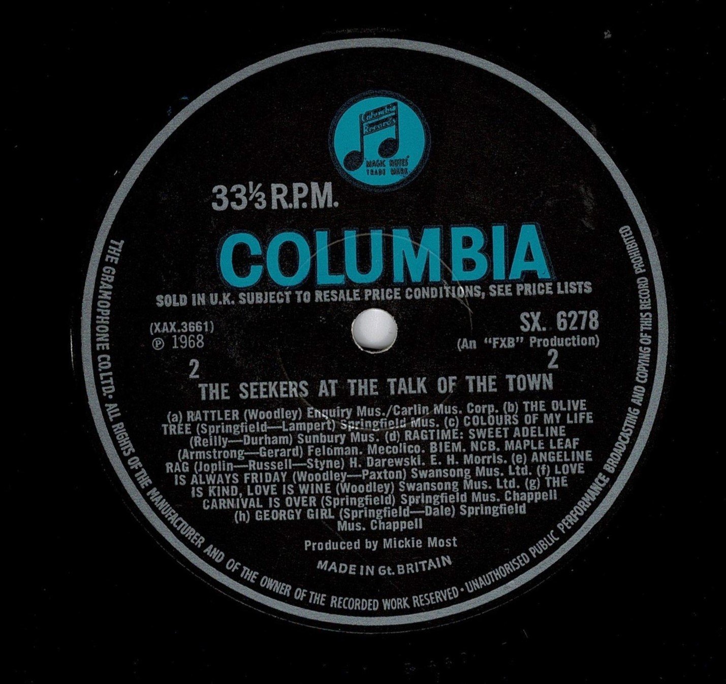 Seekers Live At The Talk Of The Town Seekers The Lp Amazon Com Music