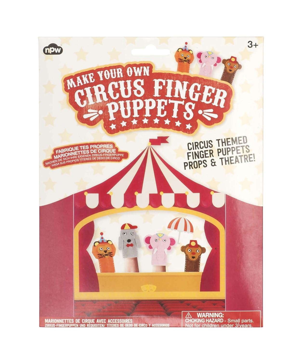 circus finger puppets