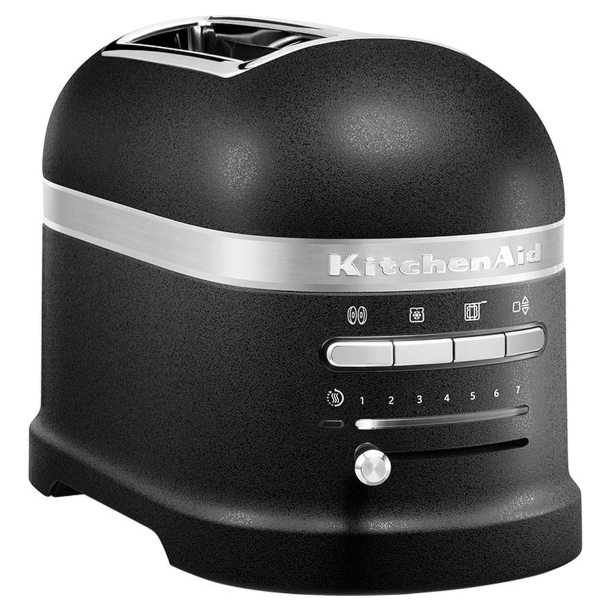 KitchenAid Artisan 2 Slot Electric Toaster 5KMT2204 (Iron Black), for All sort of breads, Innovative 2-Slice Toaster