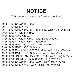Kugel Front Wheel Bearing And Hub Assembly Pair