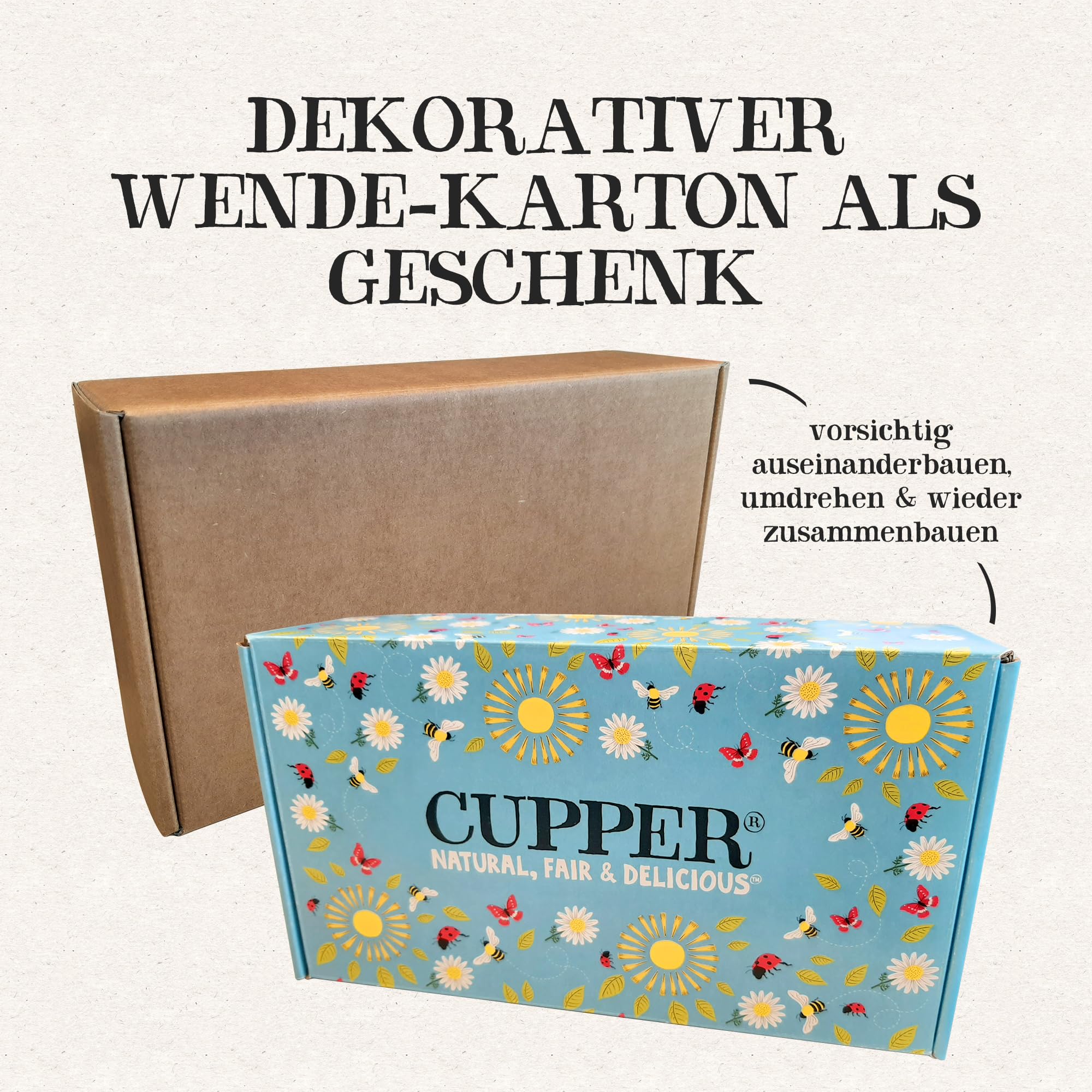 Cupper Bio Tee Set "Wintertees", Tee Geschenkset, Früchtetee, Kräutertee, drei verschiedene Sorten, 60 ungebleichte, plastikfreie Teebeutel, 3er Pack 7