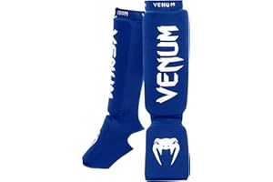 Venum 0480-Black Kontact Shin and Instep Guards