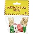 Amazon.com: Beistle Mexican Flag Picks 2.5-Inch (50-Count), Green/Red/White, Pkg of 1 : Home ...