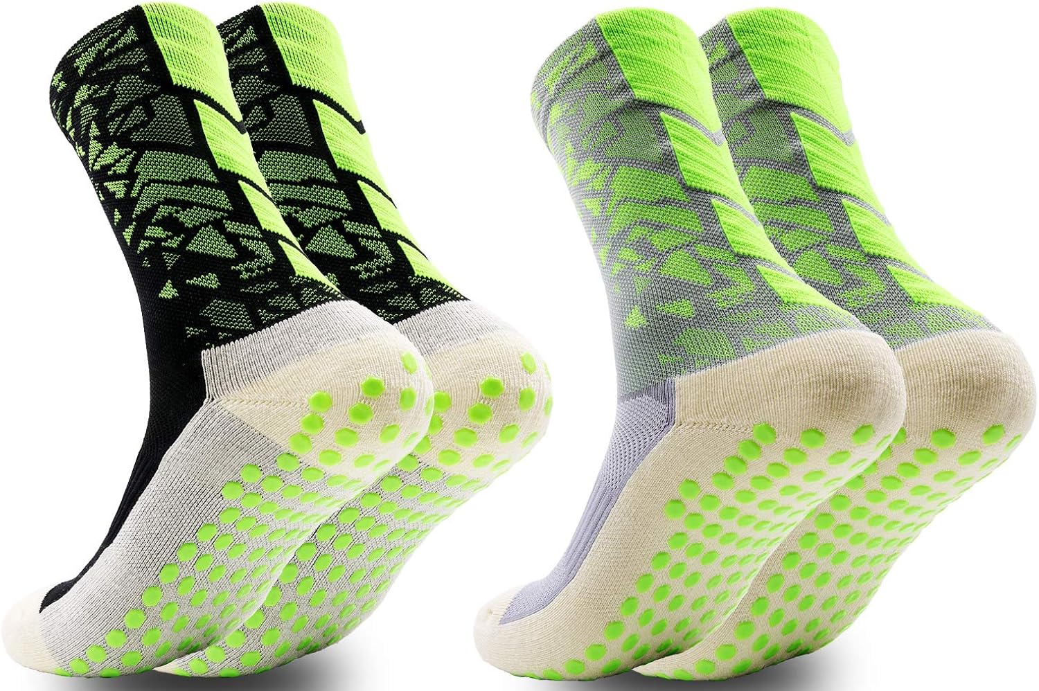 Dee Plus Anti Slip Ankle Socks, Women Men Sports NonSlip Football