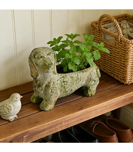 Pasen Outdoor Bunny Standbeeld Bloempot, Dier Planter, Pasen