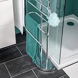 Taylor & Brown Free Standing 3 Arm Chrome Towel Rail Stand H94 x W40.5 x D18cm view 4