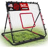 VAVOSPORT Volleyball Rebounder Net 40"x40" &ndash; Adjustable Angles Bounce Back Training Equipment for Volleyball, Baseball, Softball &amp; Lacrosse, Durable, Portable, Easy Setup for Indoor &amp; Outdoor Practice