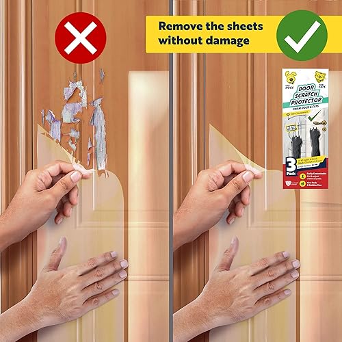 Panther Armor 3-Pack Door Protector from Dog Scratching x 40