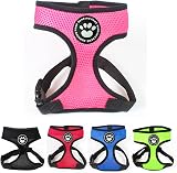 Padding Paws Dog Harness Small Adjustable Waterproof Pink Mesh
