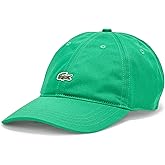 Lacoste Unisex Cotton Twill Cap, Green, One Size