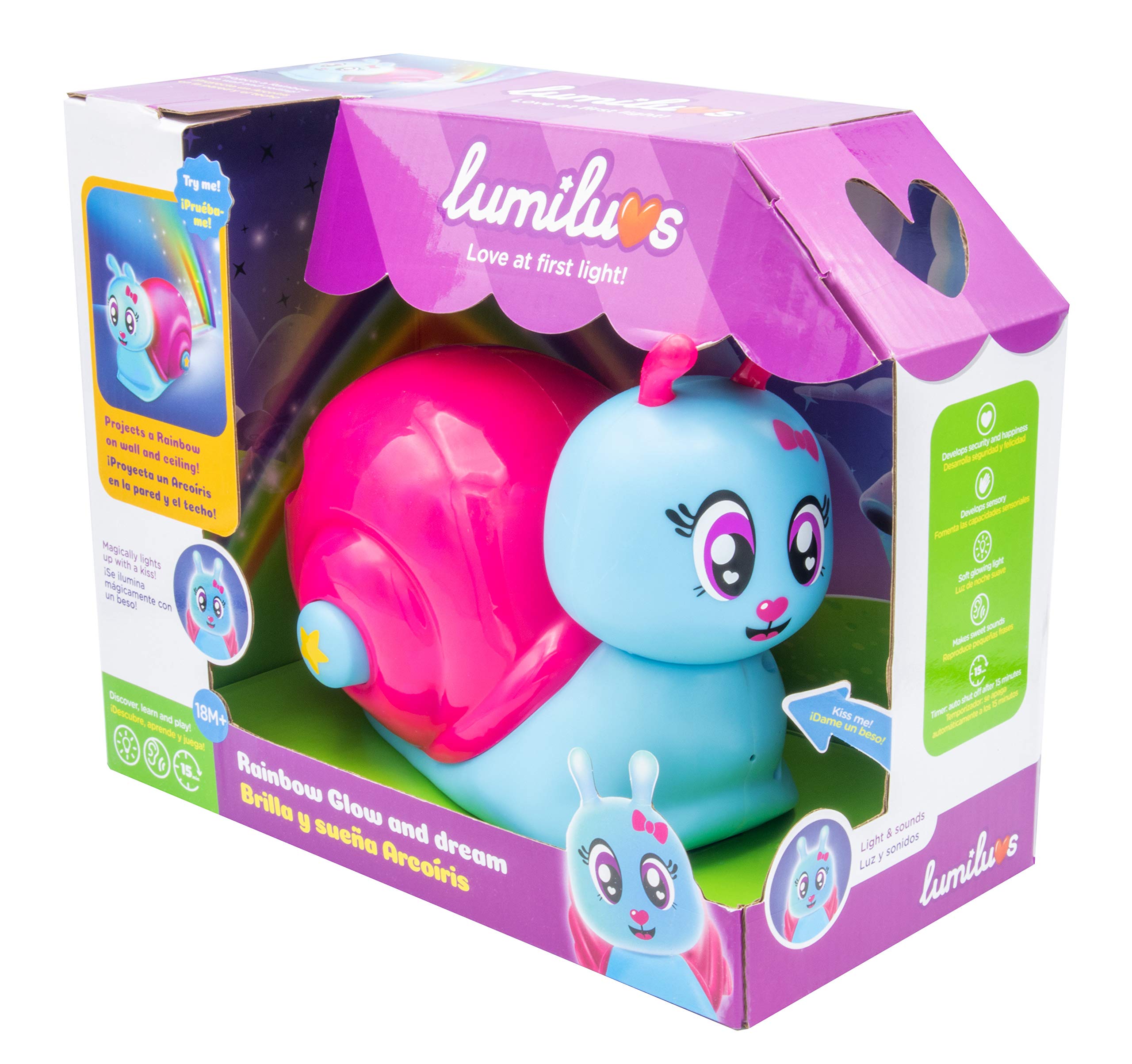 Joy Toy 97476 Lumiluvs Night Light, Colourful