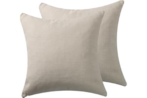 EVAsponge Decorative Indoor Throw Pillows with Inserts 18x18 Inch Set of 2 – Fall Modern & Anthropologie Home Decor for Living Room, Bedroom | Soft Throw Pillows for Sofa, Couch