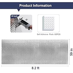 Double Reflective Bubble Foil Insulation Foam, 59IN
