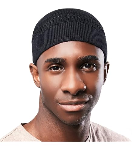 Candid Signature Checkered Kufi Beanies for Men & Women Skull Cap