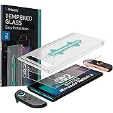 Deppa [2 Pack Screen Protector for Nintendo Switch 2 (2025) with Easy-Fit Alignment Tray, Ultra HD Clear & Anti-Scratch, Anti-Glare, Bubble-Free, 3D Full Coverage