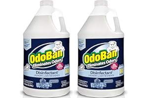 OdoBan Disinfectant Concentrate and Odor Eliminator, Made in the USA, Night Ice Scent, 2 Gallons