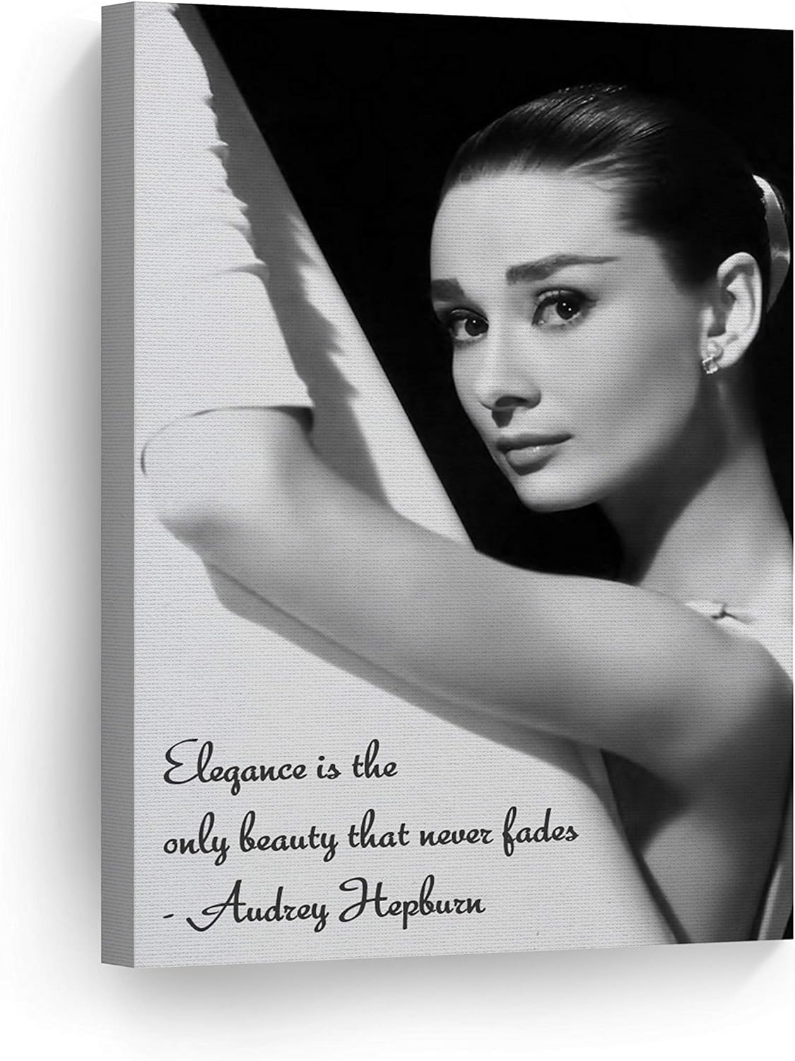 Audrey Hepburn Quote Canvas Nothing Is Impossible The Word Itself