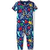 The Children's Place baby-boys And Toddler Short Sleeve Zip-front One Piece Footless Pajama Snug Fit 100% Cotton