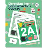 Dimensions Math Home Instructor's Guide 2A | Singapore Math Inc. [Spiral-bound]