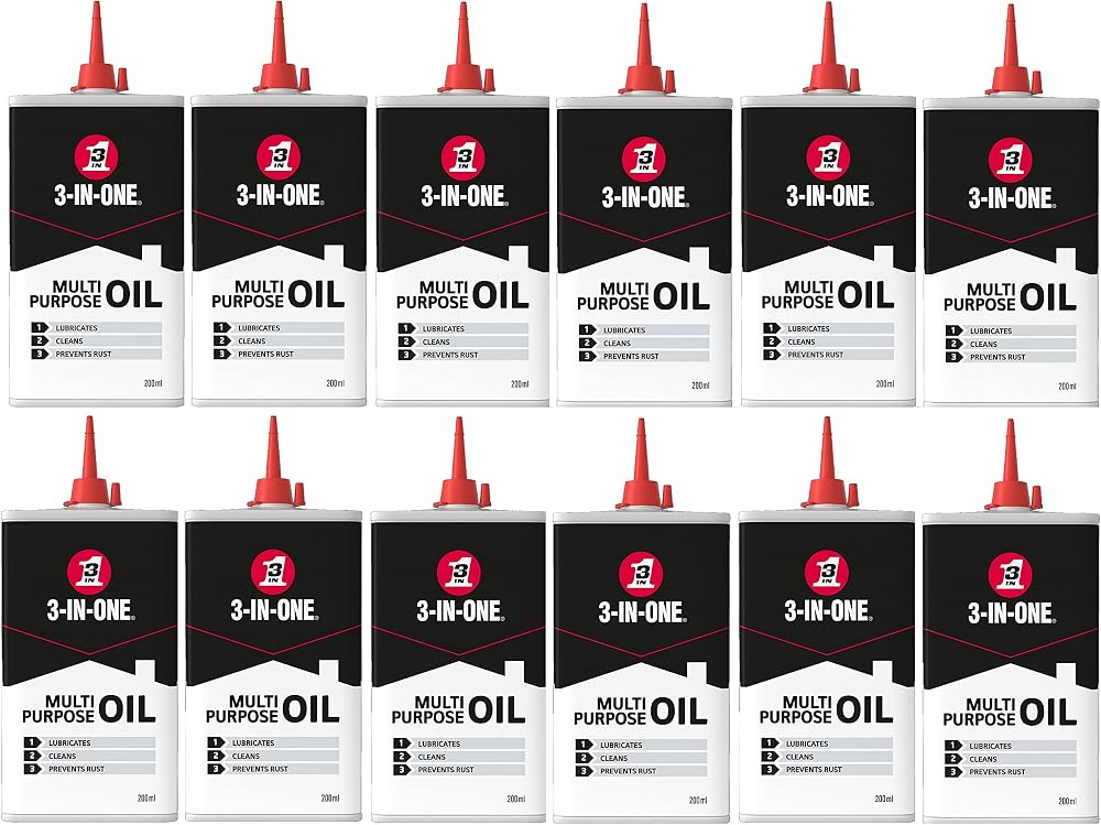 3-IN-ONE Multi-Purpose Drip Oil Flexican 200ml Precision Lubricant 12x 200ml