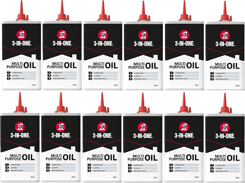 3-IN-ONE Multi-Purpose Drip Oil Flexican 200ml Precision Lubricant 12x 200ml