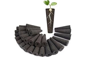 SZLJYLM Grow Sponges 60 Pack, Hydroponics Replacement Root Growth Sponges Compatible with Aero Garden iDOO and Most Other Brands