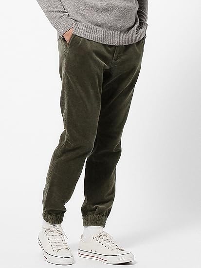 Amazon ビームス Beams パンツ シャーリングコーディロイパンツ メンズ Olive Od L ロングパンツ 通販