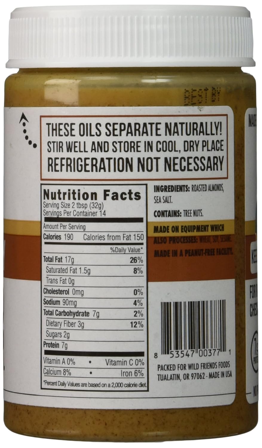 Almond Butter Nutrition Runners High Nutrition