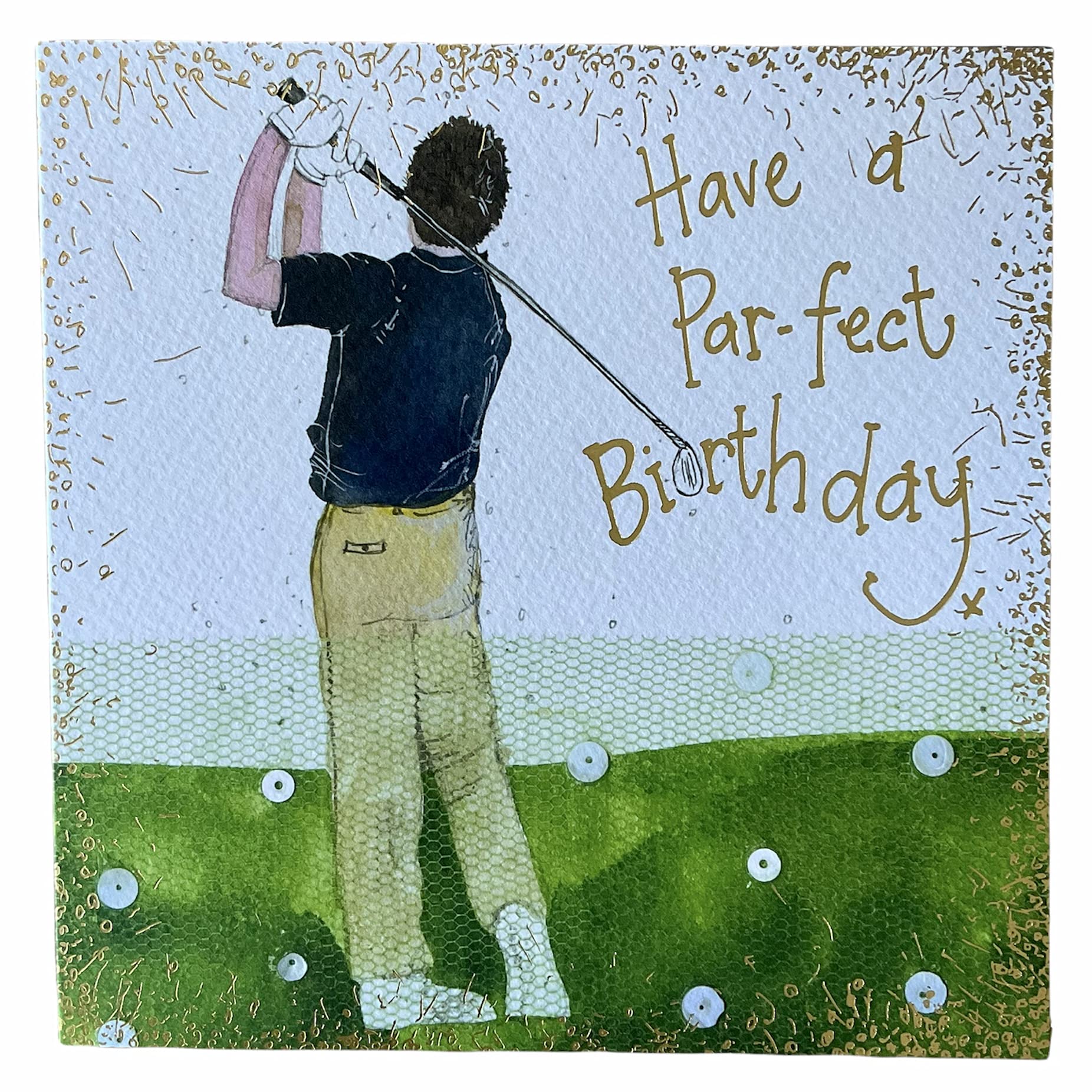 ALEX CLARK Have a Par-FECT Birthday Golf Card