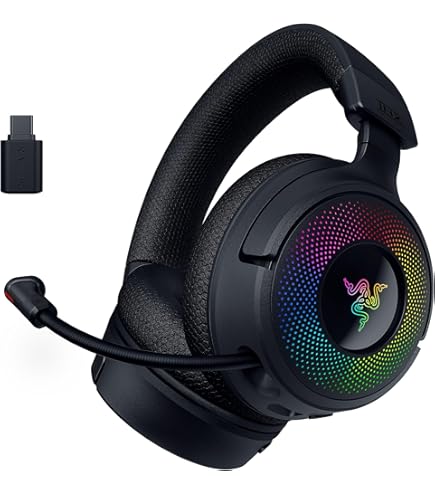 Amazon.com: Razer Kraken Ultimate RGB USB Gaming Headset + Base