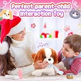 Tagitary Electronic Plush Puppy Toy Walking Barking Dog with Leash for Kids Gift view 5