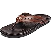 OLUKAI Men's Mea Ola Leather Beach Sandals