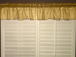 Zen Creative Designs Solid Sheer Organza Window