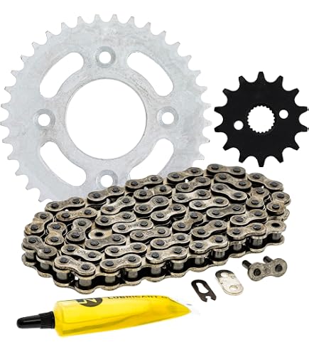 Amazon.com: Caltric Red O-Ring Drive Chain & Sprockets Kit