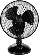 Zanussi 9 Inch Portable Desk Fan 2 Speeds 90° Oscillation Black view 7
