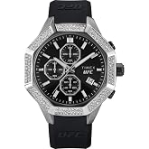 Timex Unisex UFC King 45mm Watch - Black Strap Black Dial Two-Tone Case
