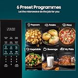 Hisense Freestanding 23L Digital Microwave H23MOBS5HUK Black 800W 6 Auto view 6