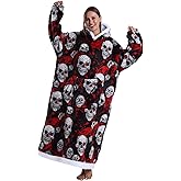 Capecage Blanket Hoodie, Long Hooded Blanket Sweatshirt as Birthday Gifts for Women Men, Long Wearable Blanket for Women Men.