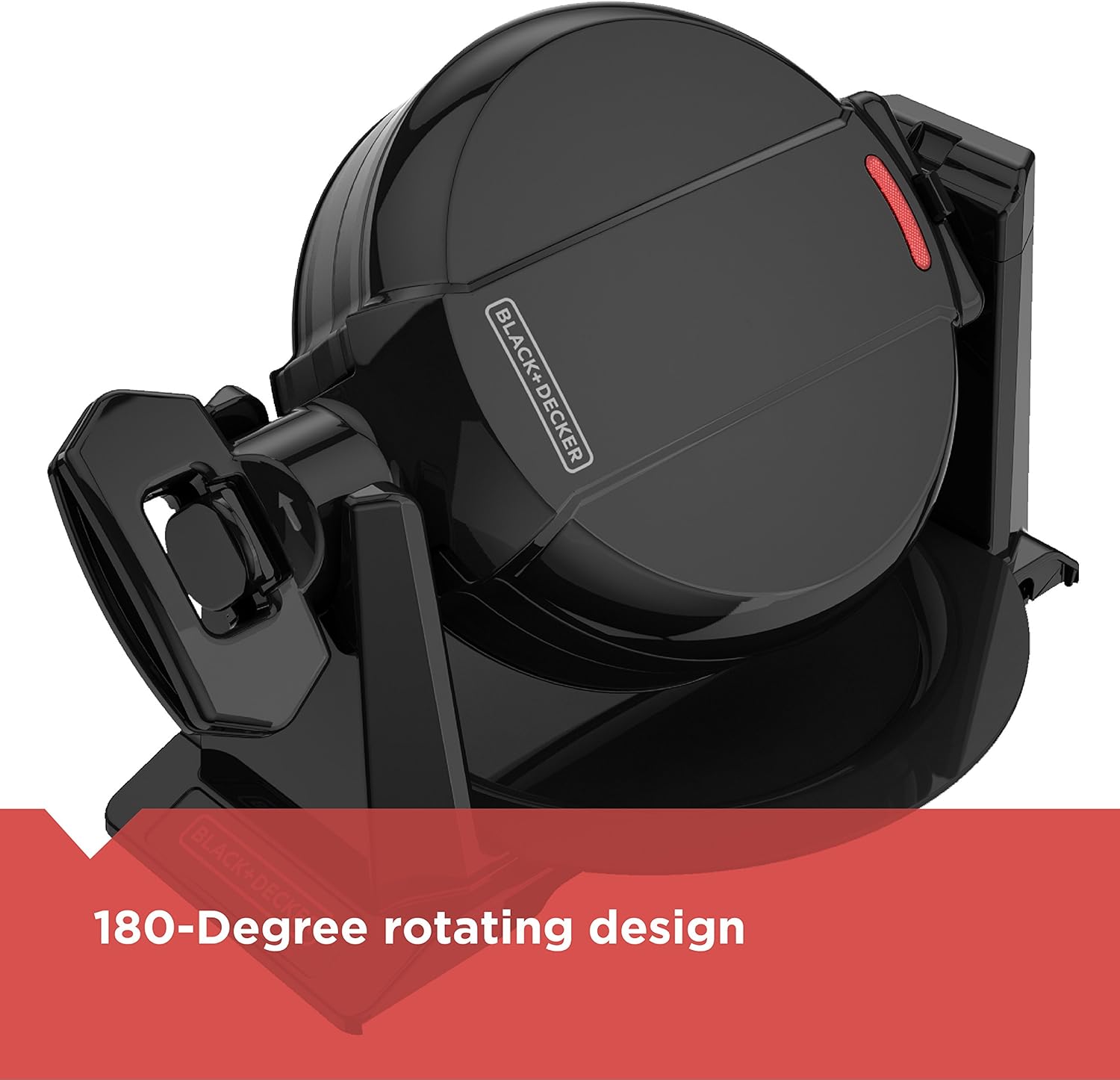 BLACK+DECKER Rotating Waffle Maker, Black, WMD200B: Kitchen & Dining