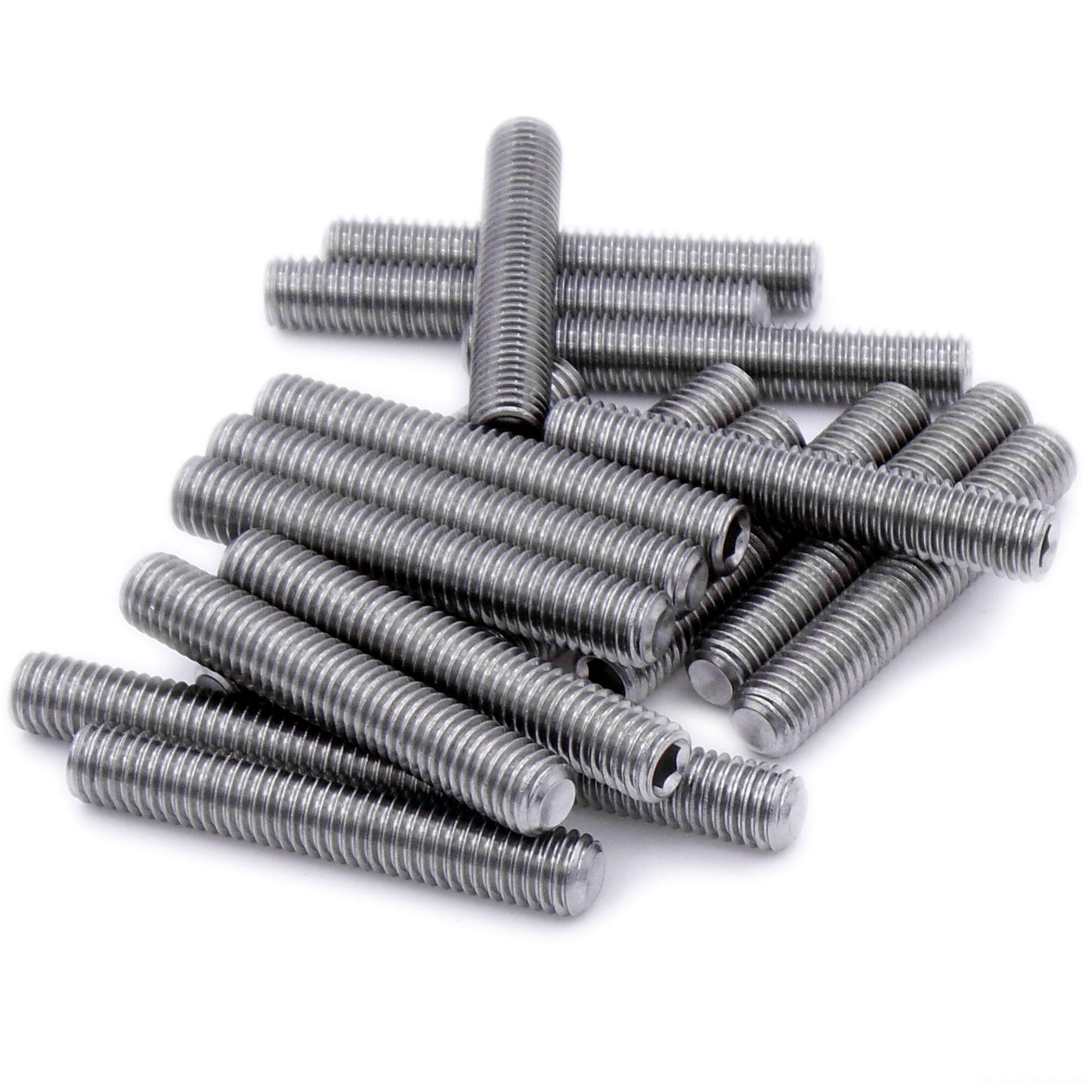 M3 (3mm x 5mm) Hex Socket Grub Screw (Cup Point) - Stainless Steel (A2) (Pack of 20)