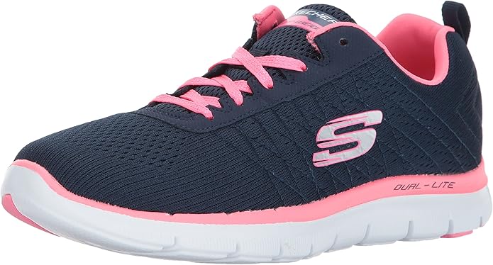 skechers flex appeal 2.0 navy pink