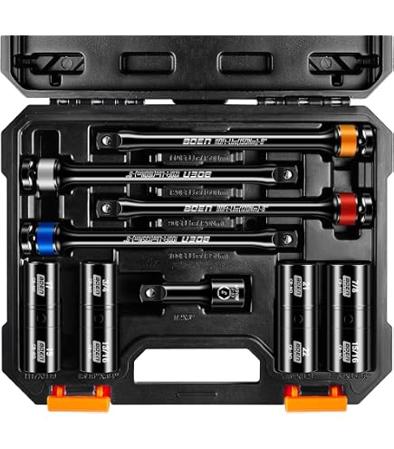 Astro Pneumatic Tool 78818 8-Piece Torque Limiting Extension And